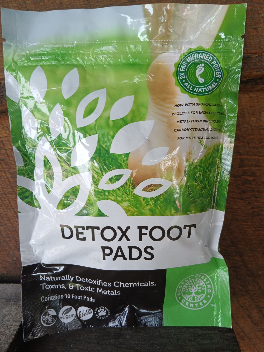 Global Healing Dr. Group’s Cleansing Detox Foot Pads - 10 Count (NIB)